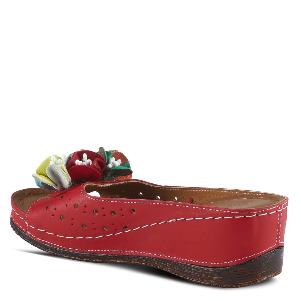 Spring Step Shoes Flowerchild Women's Leather Slide Sandals