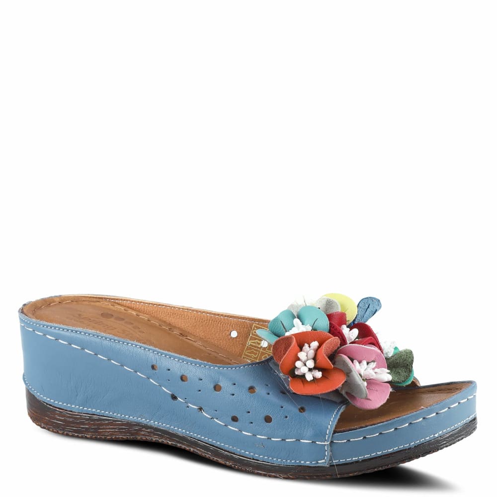 Spring Step Shoes Flowerchild Women's Leather Slide Sandals