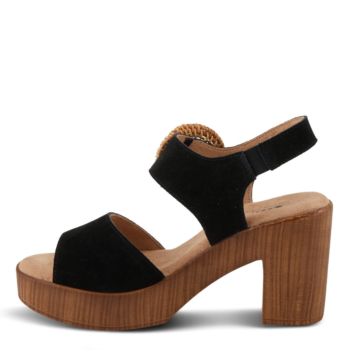 Spring Step Shoes Gamona Women’s Suede Leather Sandals 3.25 Heel