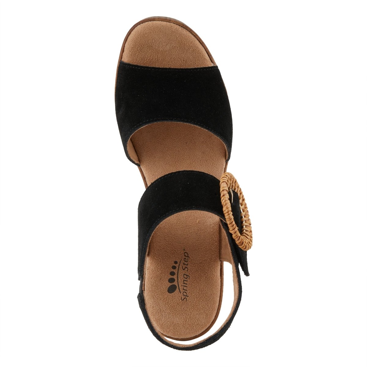 Spring Step Shoes Gamona Women’s Suede Leather Sandals 3.25 Heel