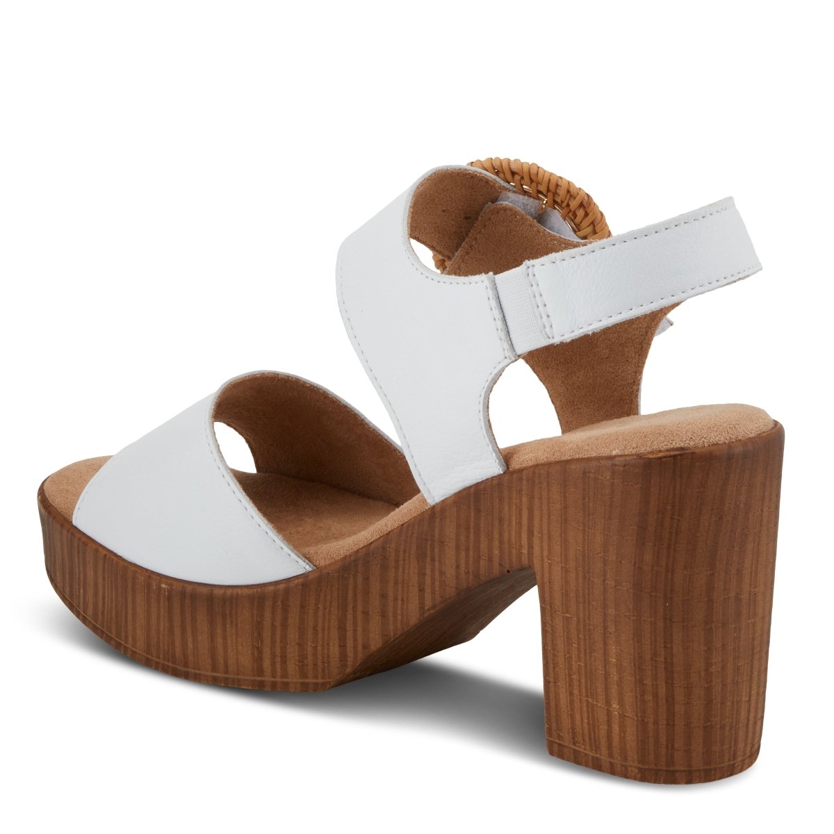 Spring Step Shoes Gamona Women’s Suede Leather Sandals 3.25 Heel