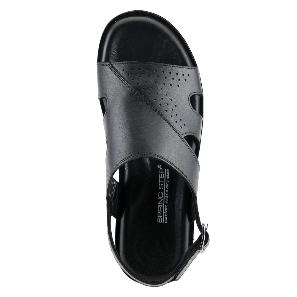 Spring Step Shoes Jeff Men's Casual Leather Back Strap Sandals