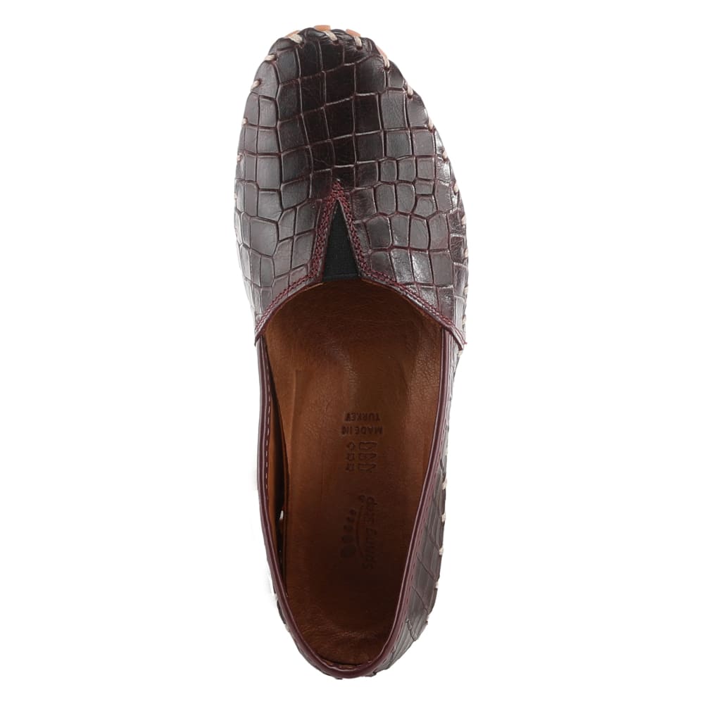 Spring Step Shoes Kathaleta Croco Women's Leather Round Toe Shoes Shoes by Spring Step Shoes β Don't Panic Shoes