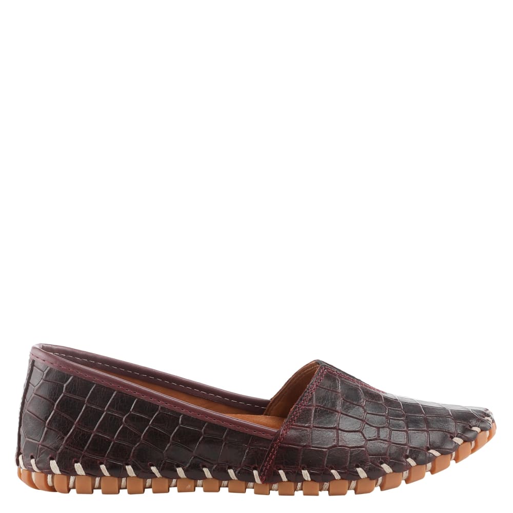 Spring Step Shoes Kathaleta Croco Women's Leather Round Toe Shoes