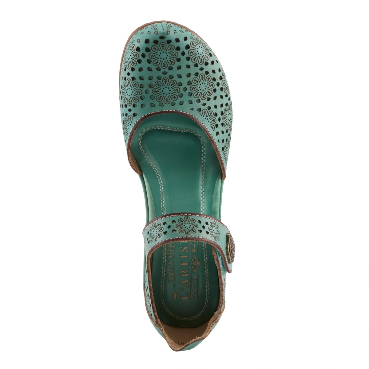 Spring Step Shoes L'Artiste Americana Women’s Leather Wedge Sandals