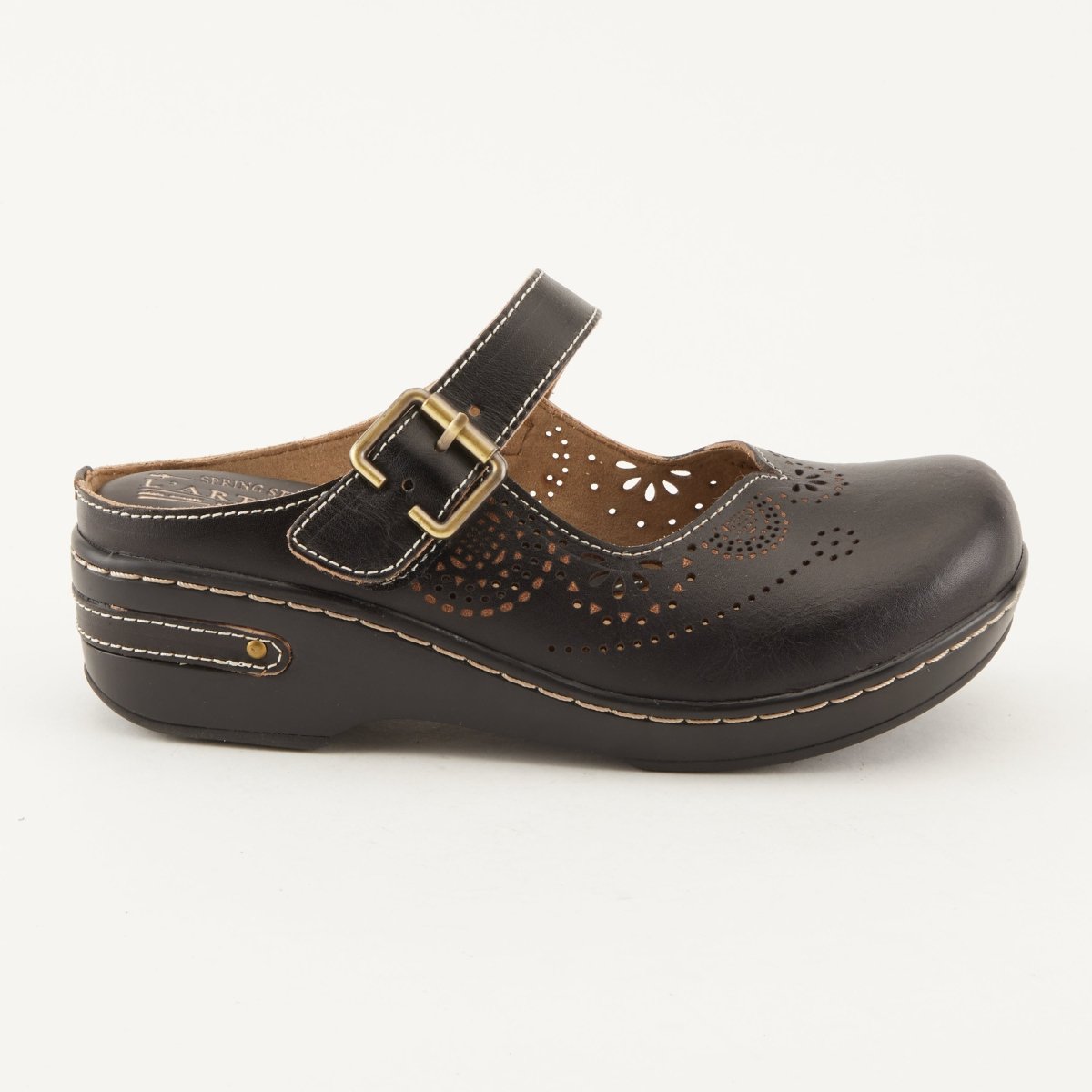 Spring Step Shoes L'Artiste Aneria Women’s Hand Painted Leather Clogs