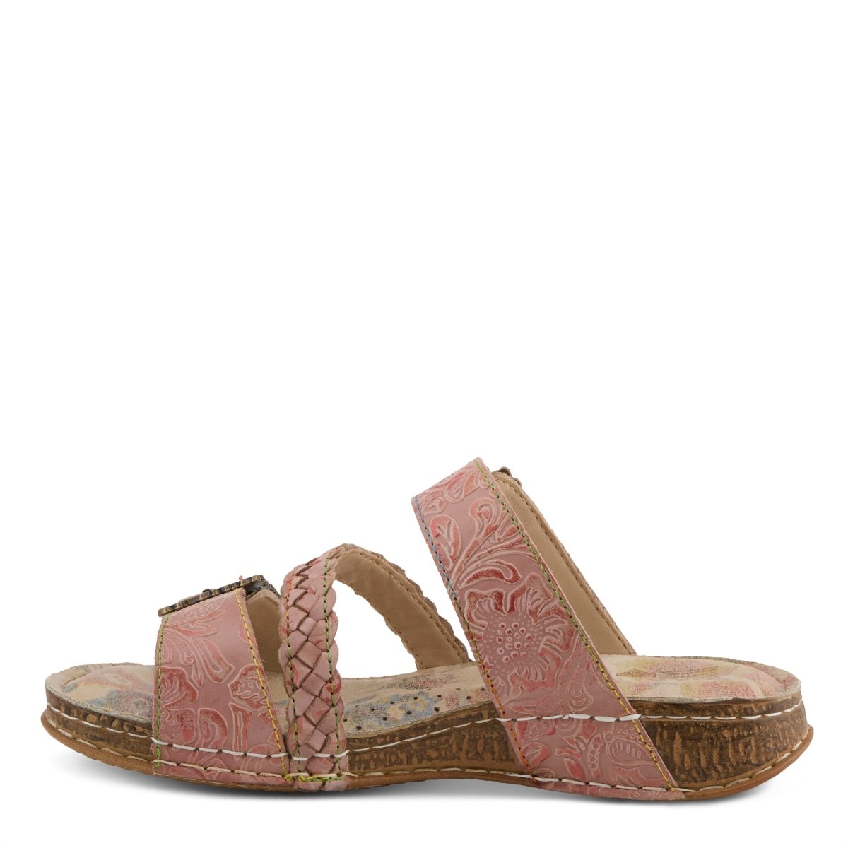 Spring Step Shoes L'Artiste Astra Slide Sandal Women’s Hand Painted Leather