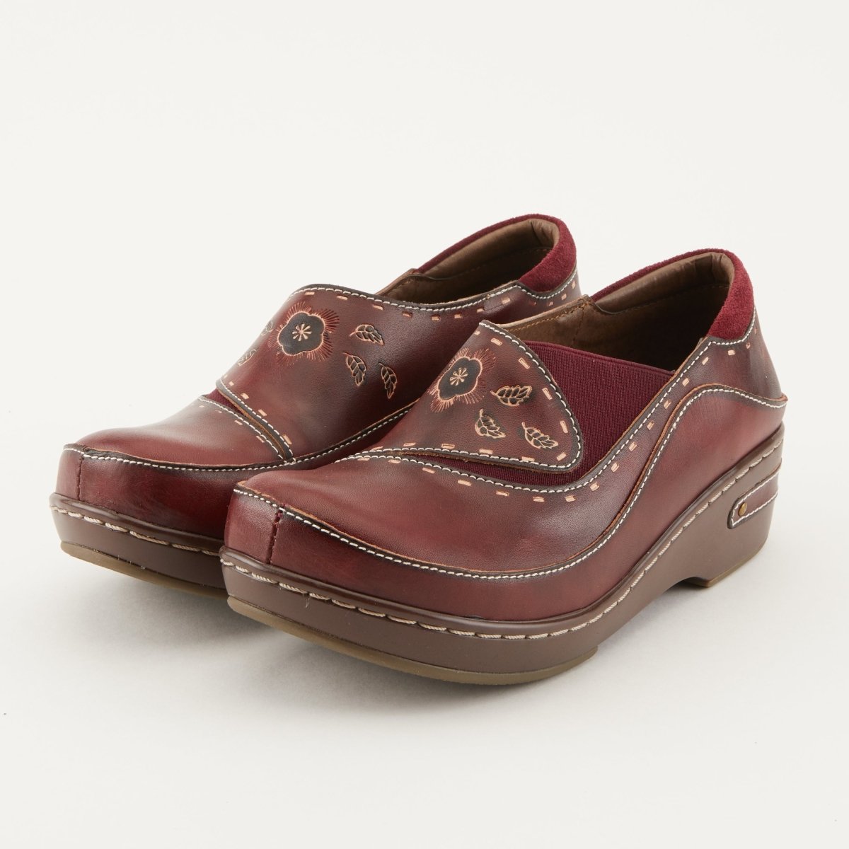 Spring Step Shoes L'Artiste Burbank Women's Hand Painted Leather Clogs