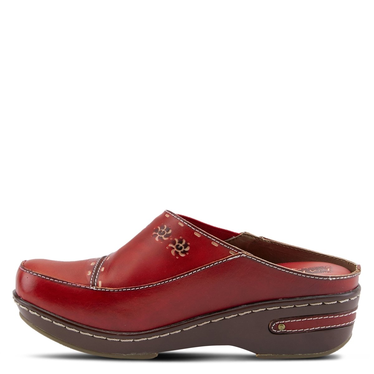 Spring Step Shoes L'Artiste Chino Clogs Women’s Hand Painted Leather