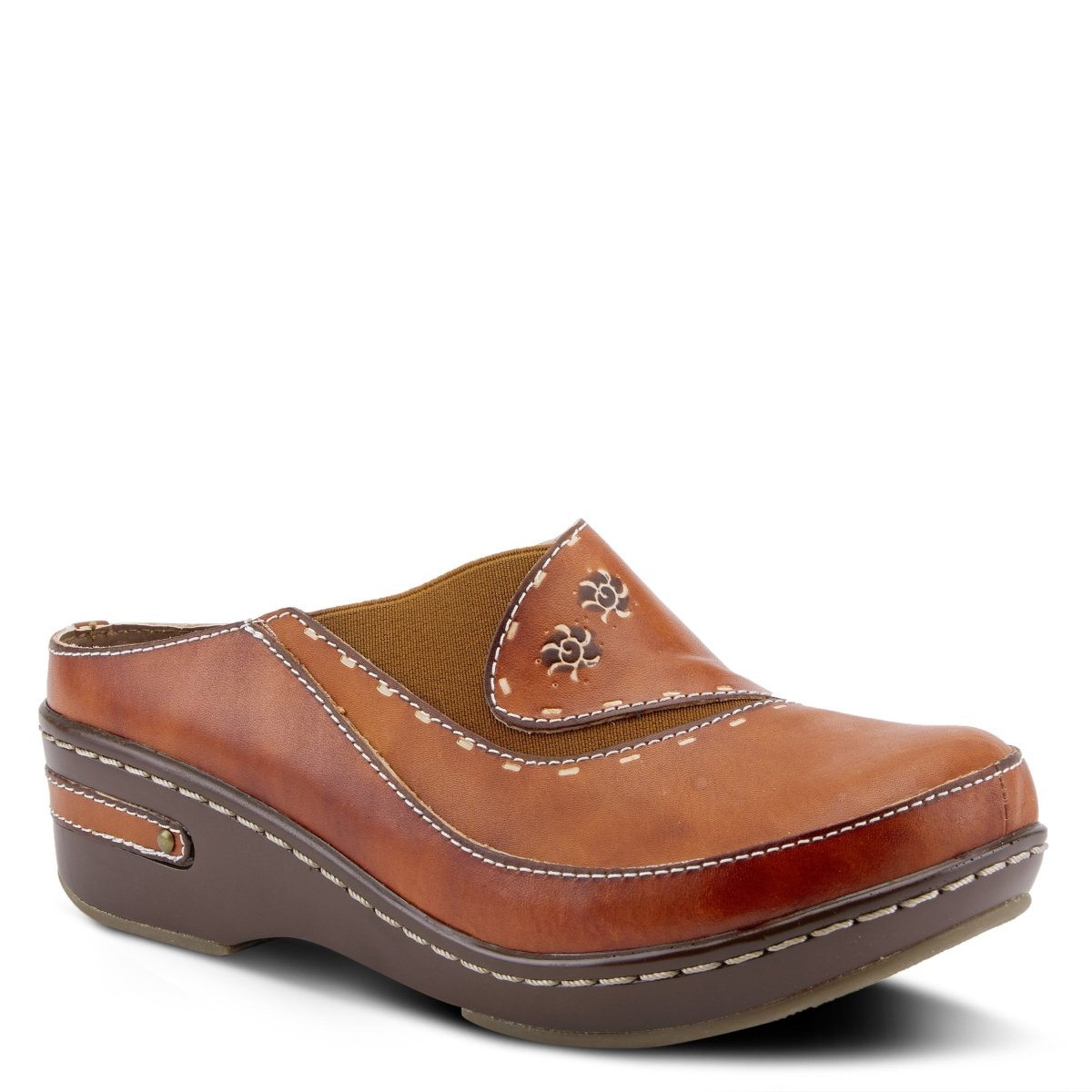 Spring Step Shoes L'Artiste Chino Clogs Women’s Hand Painted Leather