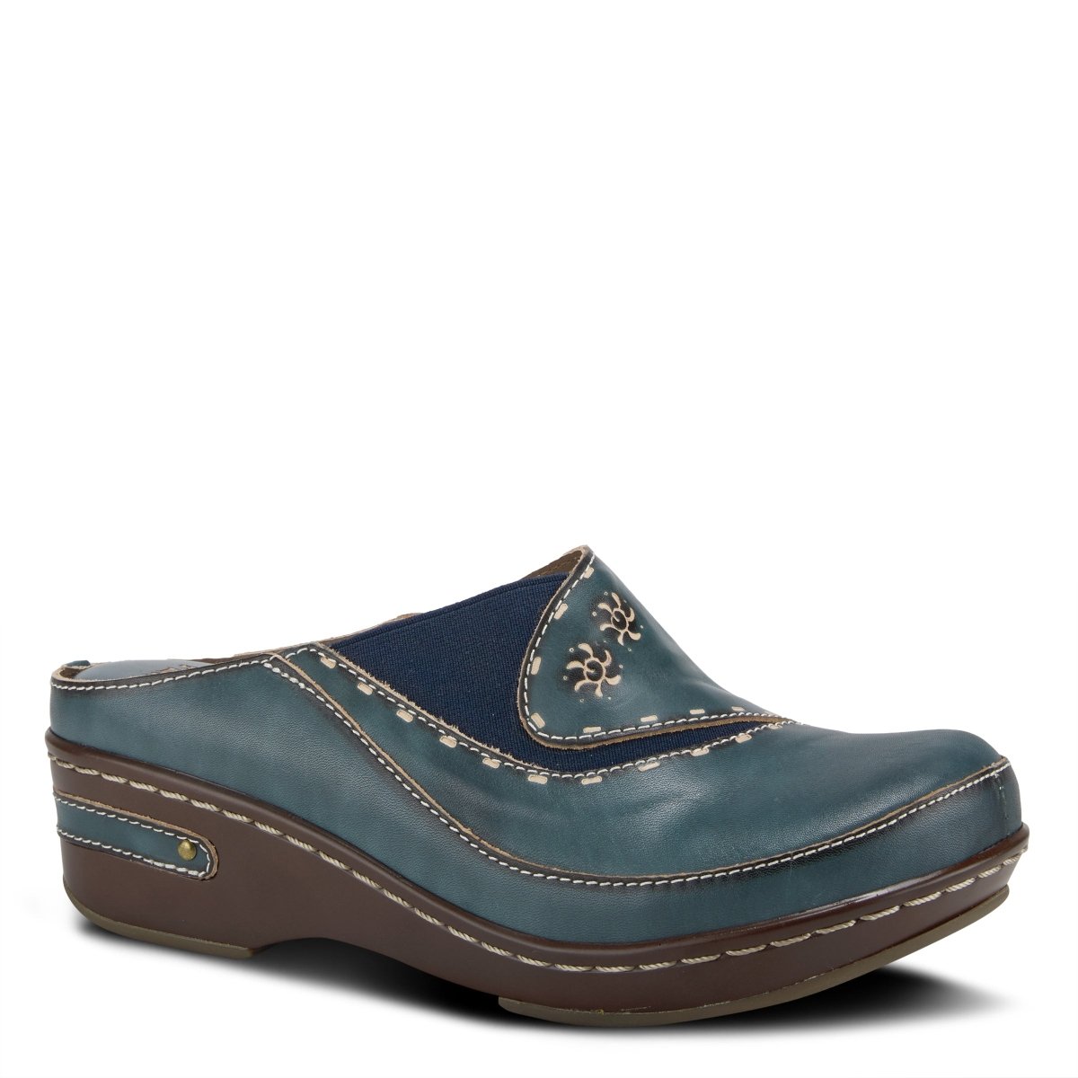 Spring Step Shoes L'Artiste Chino Clogs Women’s Hand Painted Leather