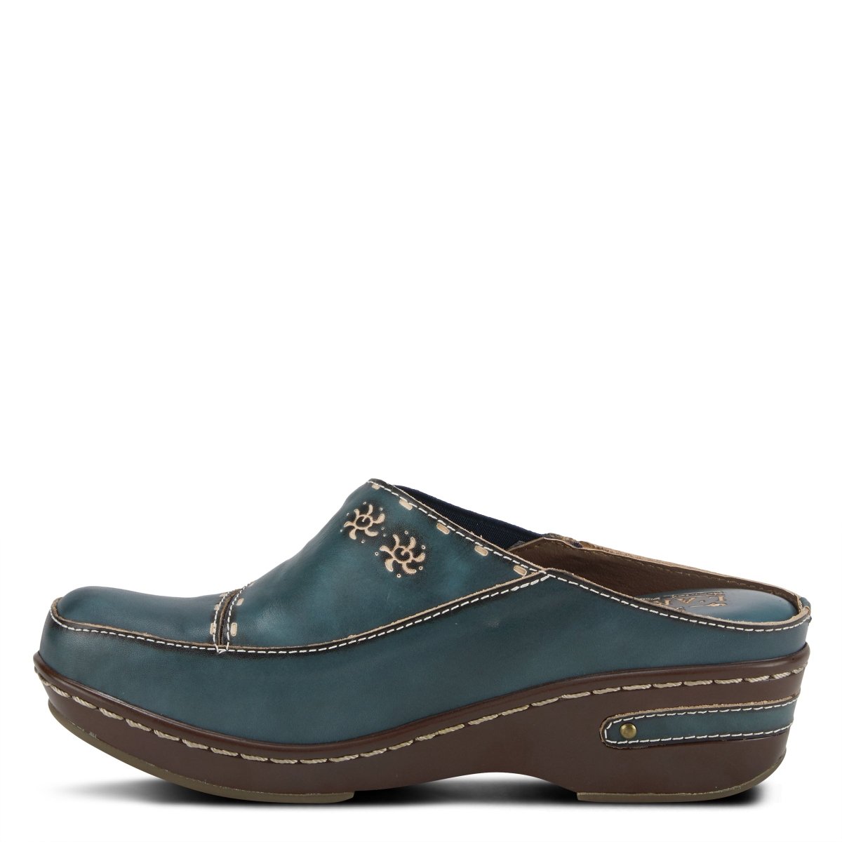 Spring Step Shoes L'Artiste Chino Clogs Women’s Hand Painted Leather
