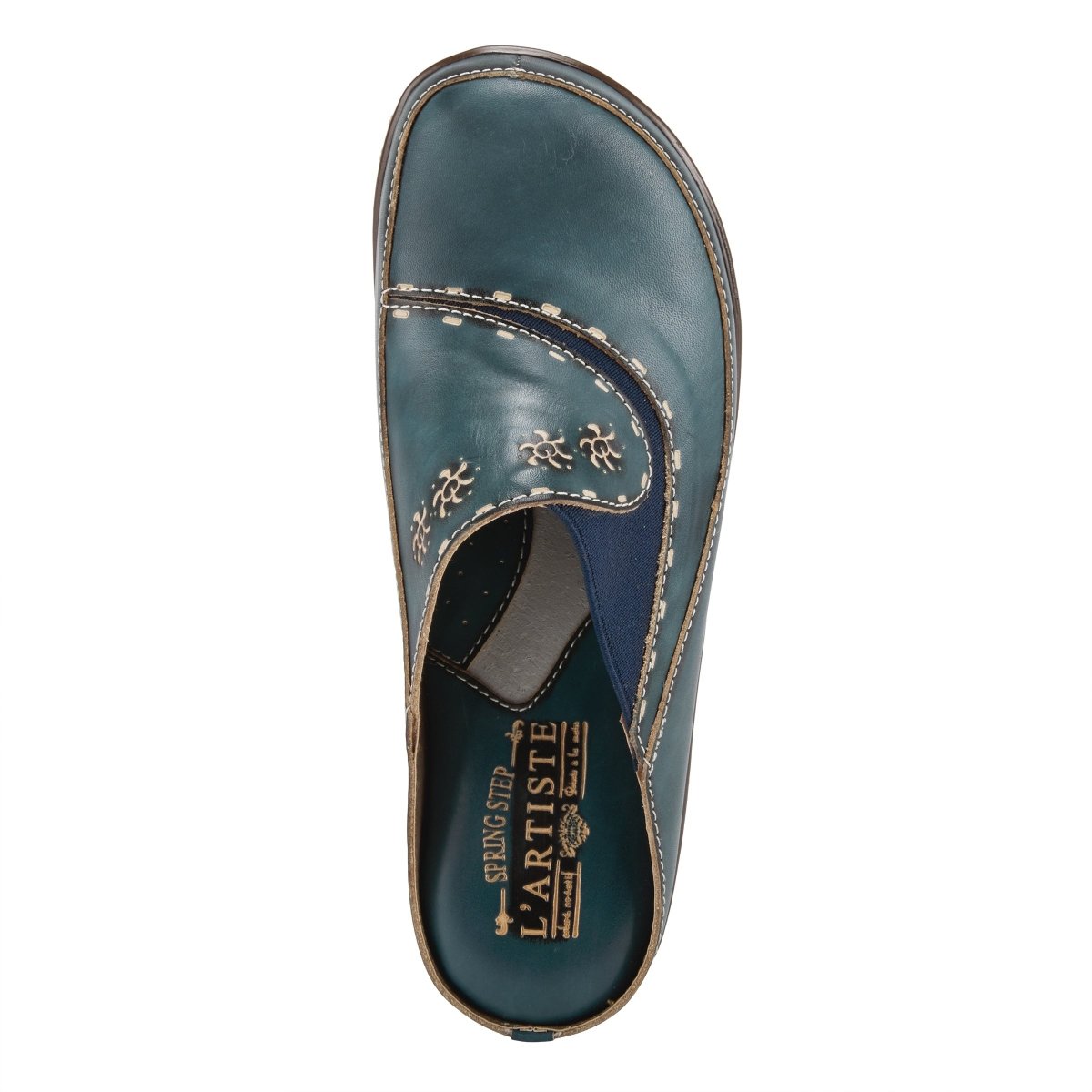 Spring Step Shoes L'Artiste Chino Clogs Women’s Hand Painted Leather