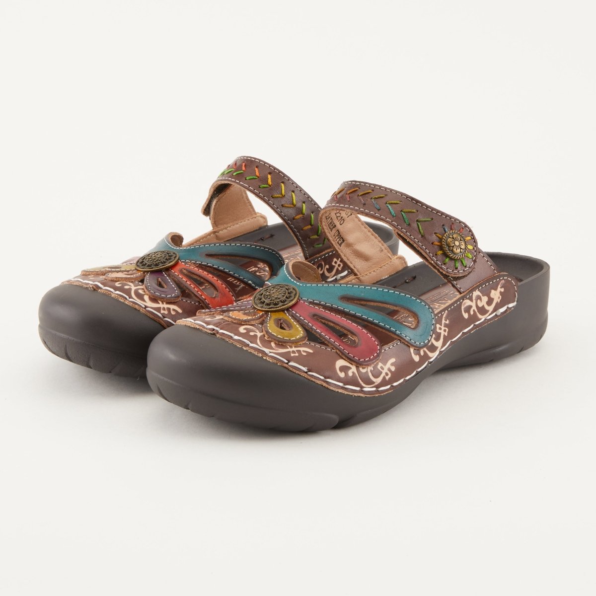 Spring Step Shoes L'Artiste Copa Clog Women’s Hand Painted Leather