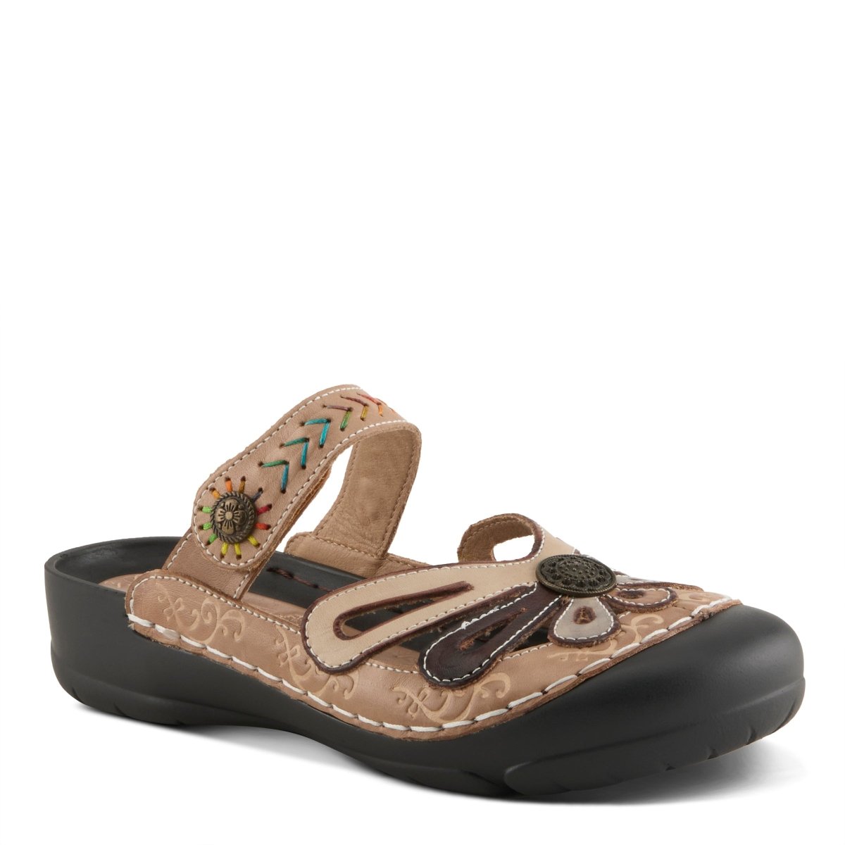 Spring Step Shoes L'Artiste Copa Clog Women’s Hand Painted Leather