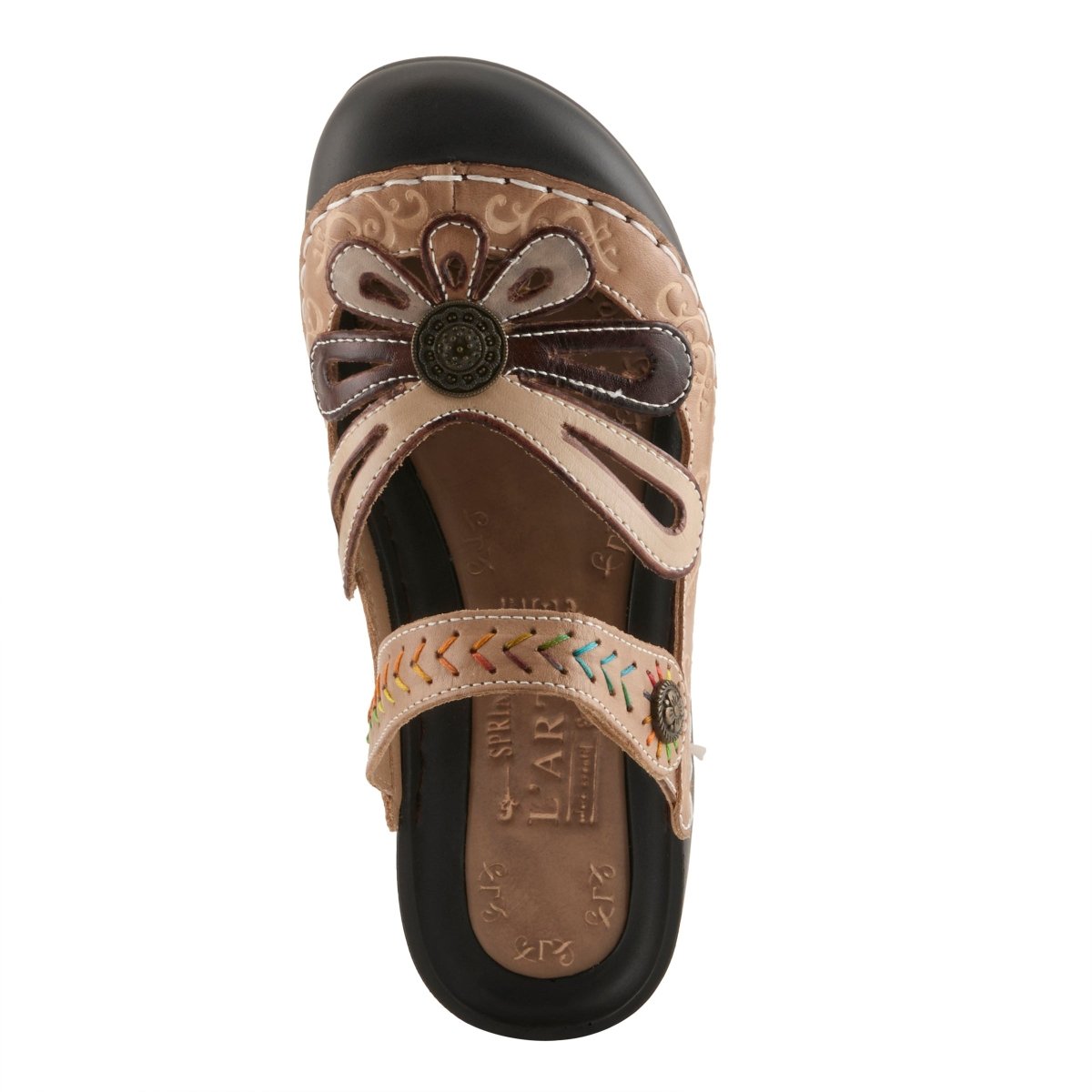 Spring Step Shoes L'Artiste Copa Clog Women’s Hand Painted Leather