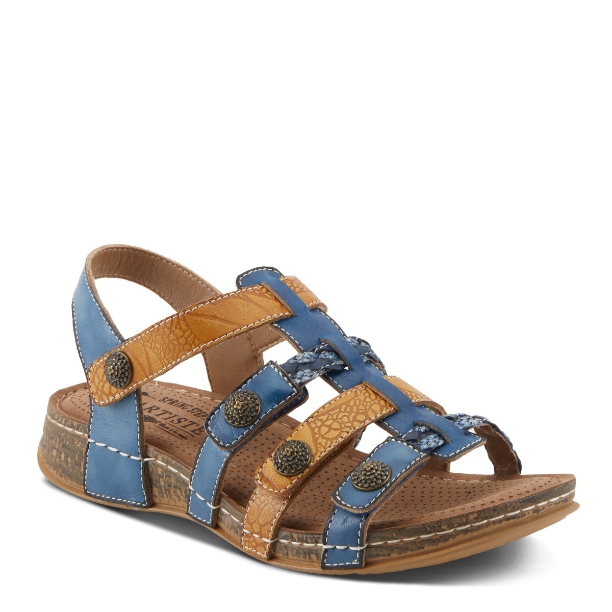 Spring Step Shoes L'Artiste Delila Sandals Women’s Leather Adjustable Heel