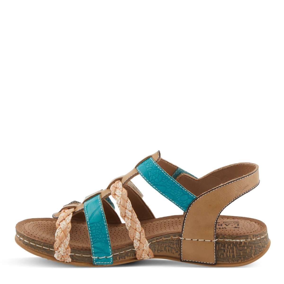 Spring Step Shoes L'Artiste Delila Sandals Women’s Leather Adjustable Heel