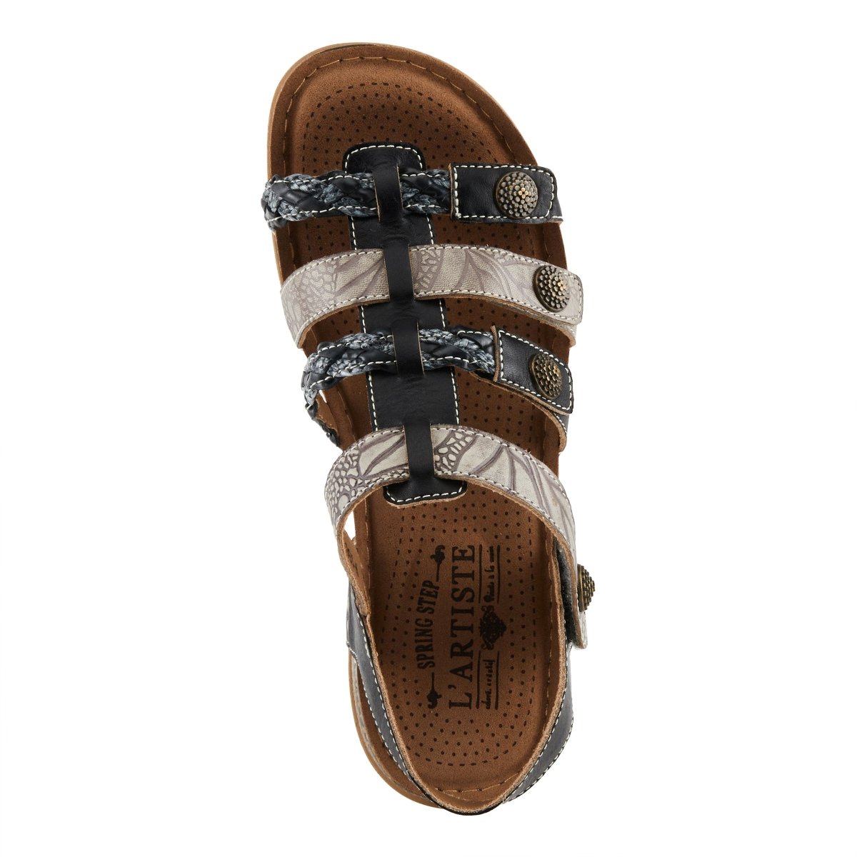 Spring Step Shoes L'Artiste Delila Sandals Women’s Leather Adjustable Heel