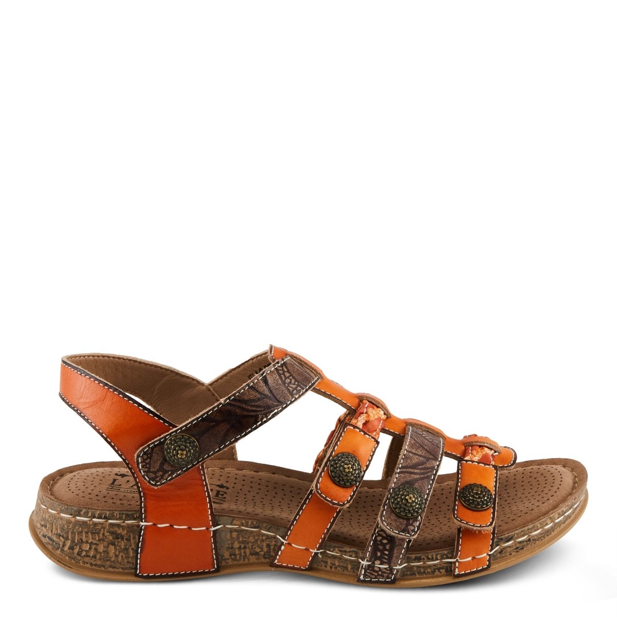 Spring Step Shoes L'Artiste Delila Sandals Women’s Leather Adjustable Heel