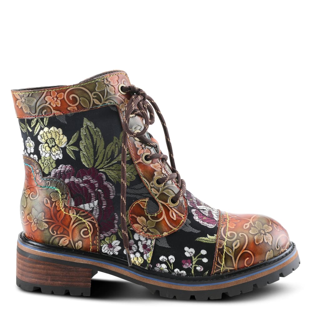 Spring Step Shoes L'Artiste Fantastic Women's Floral Leather High Top Boots