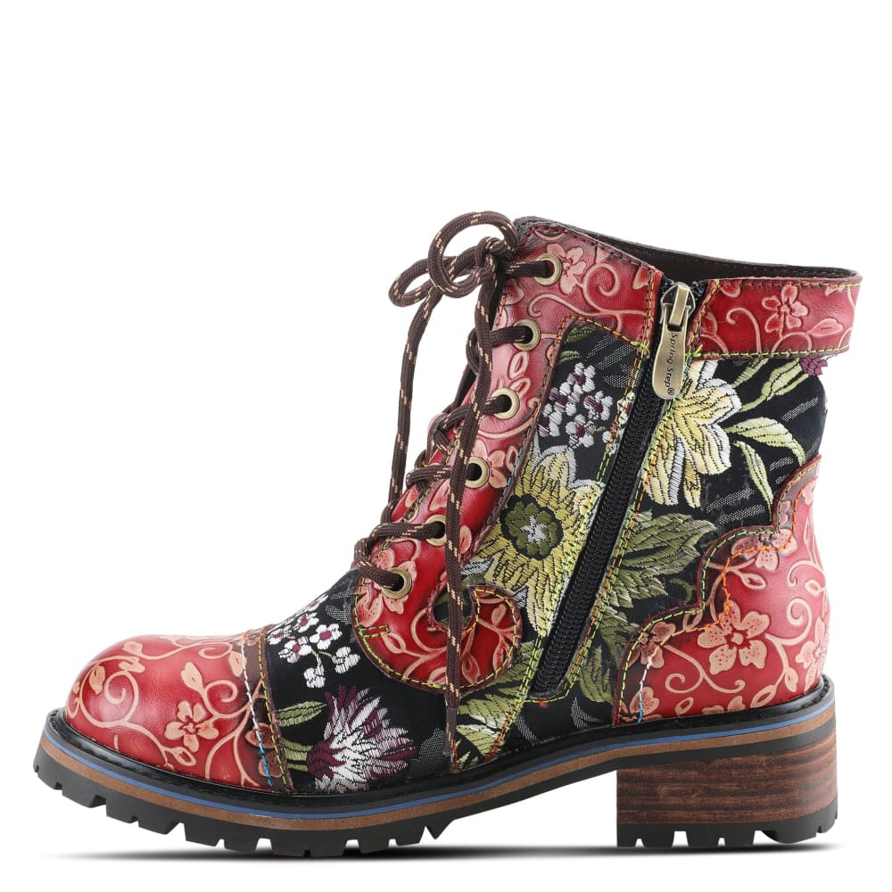 Spring Step Shoes L'Artiste Fantastic Women's Floral Leather High Top Boots