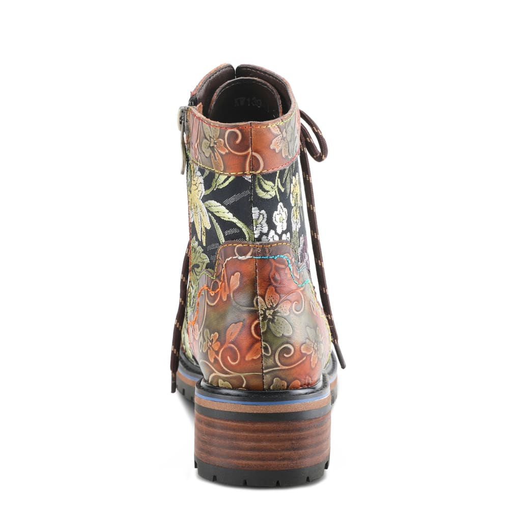 Spring Step Shoes L'Artiste Fantastic Women's Floral Leather High Top Boots