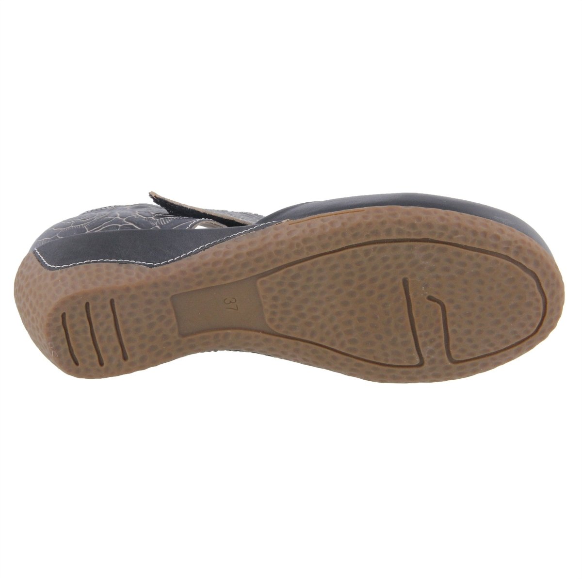 Spring Step Shoes L'Artiste Gloss Pansy Women's Hand Painted Leather Shoes