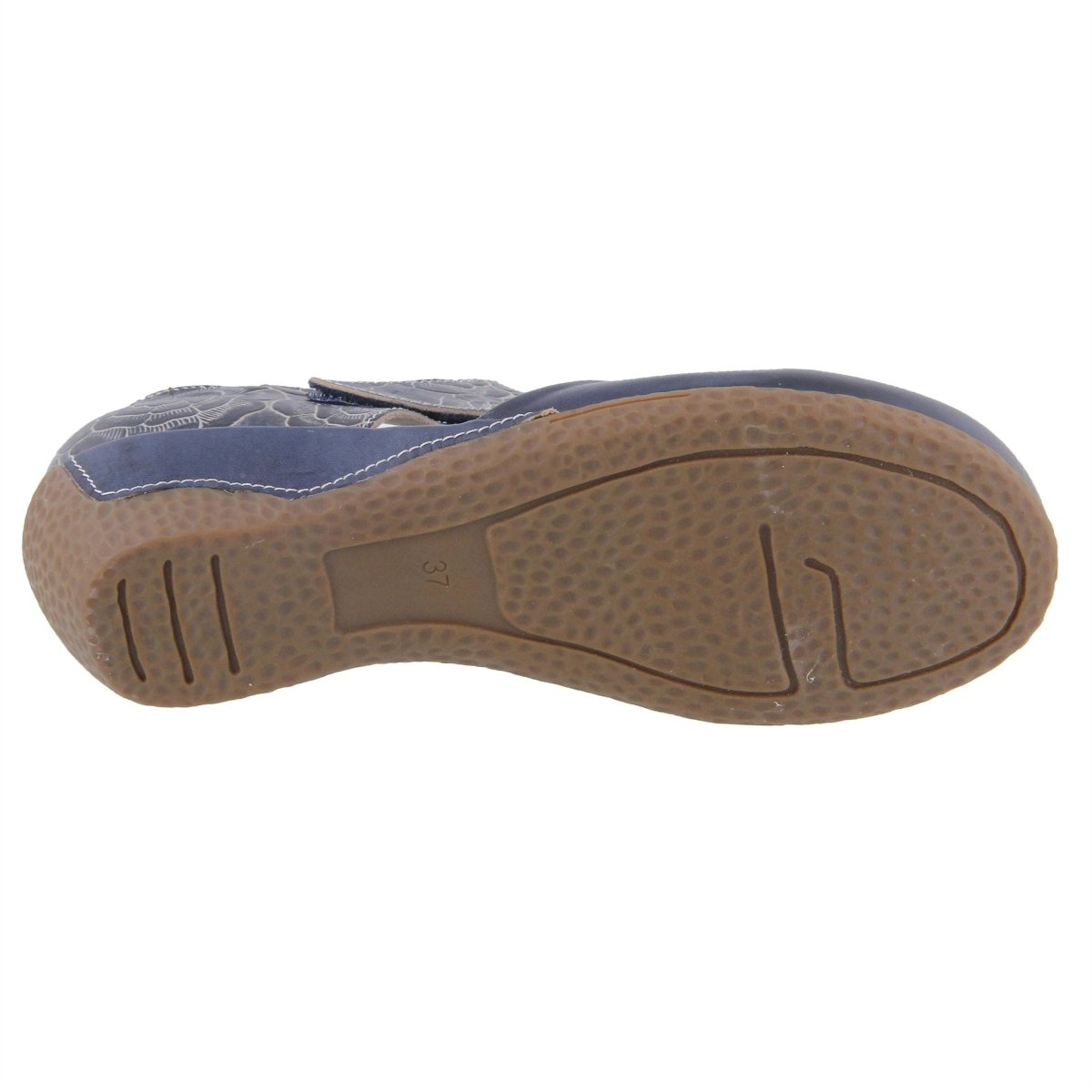 Spring Step Shoes L'Artiste Gloss Pansy Women's Hand Painted Leather Shoes