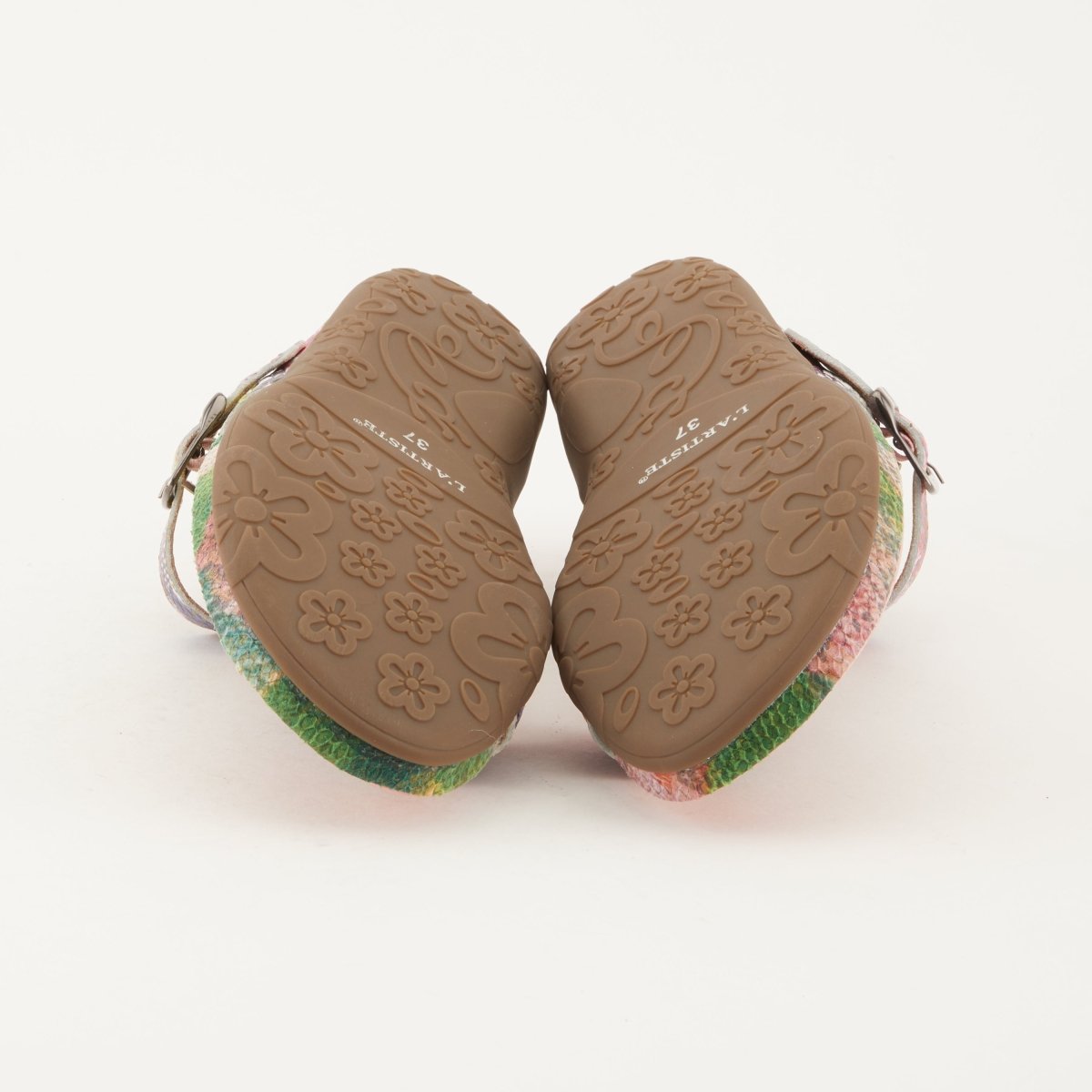 Spring Step Shoes L'Artiste Kindness Slide Sandals Women's Leather Snake Skin