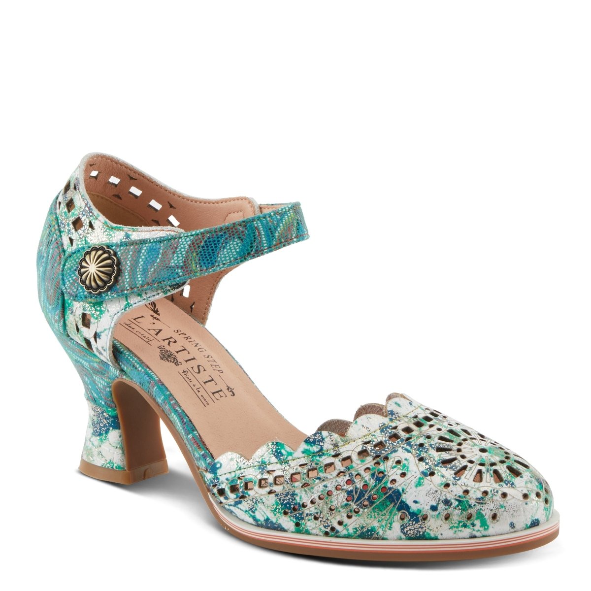 Spring Step Shoes L'Artiste Luxe Women's Exquisite Leather Salsa Heeled Shoes