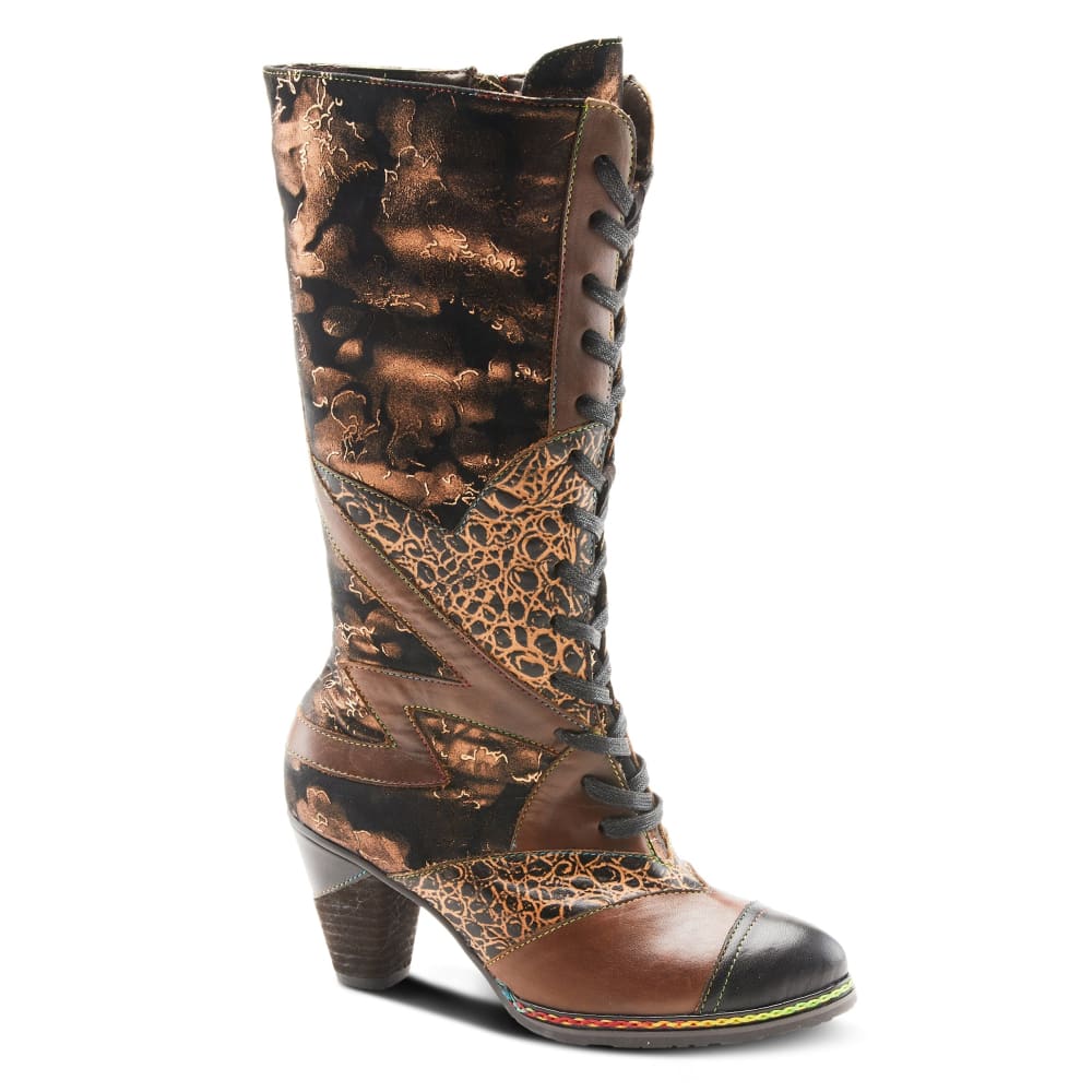 Spring Step Shoes L'Artiste Malagie Croco Women's Unique Hand Painted Leather Boots