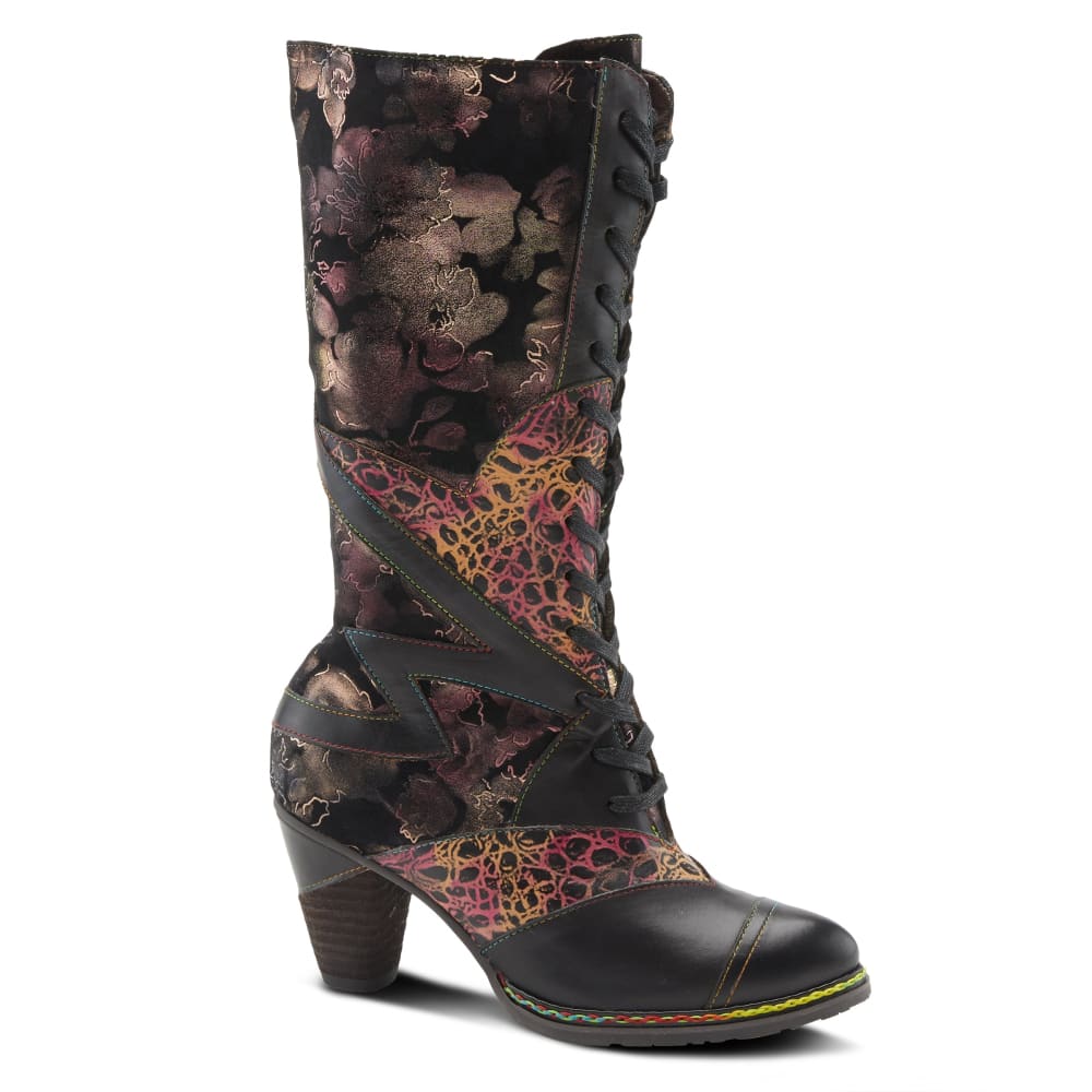 Spring Step Shoes L'Artiste Malagie Croco Women's Unique Hand Painted Leather Boots