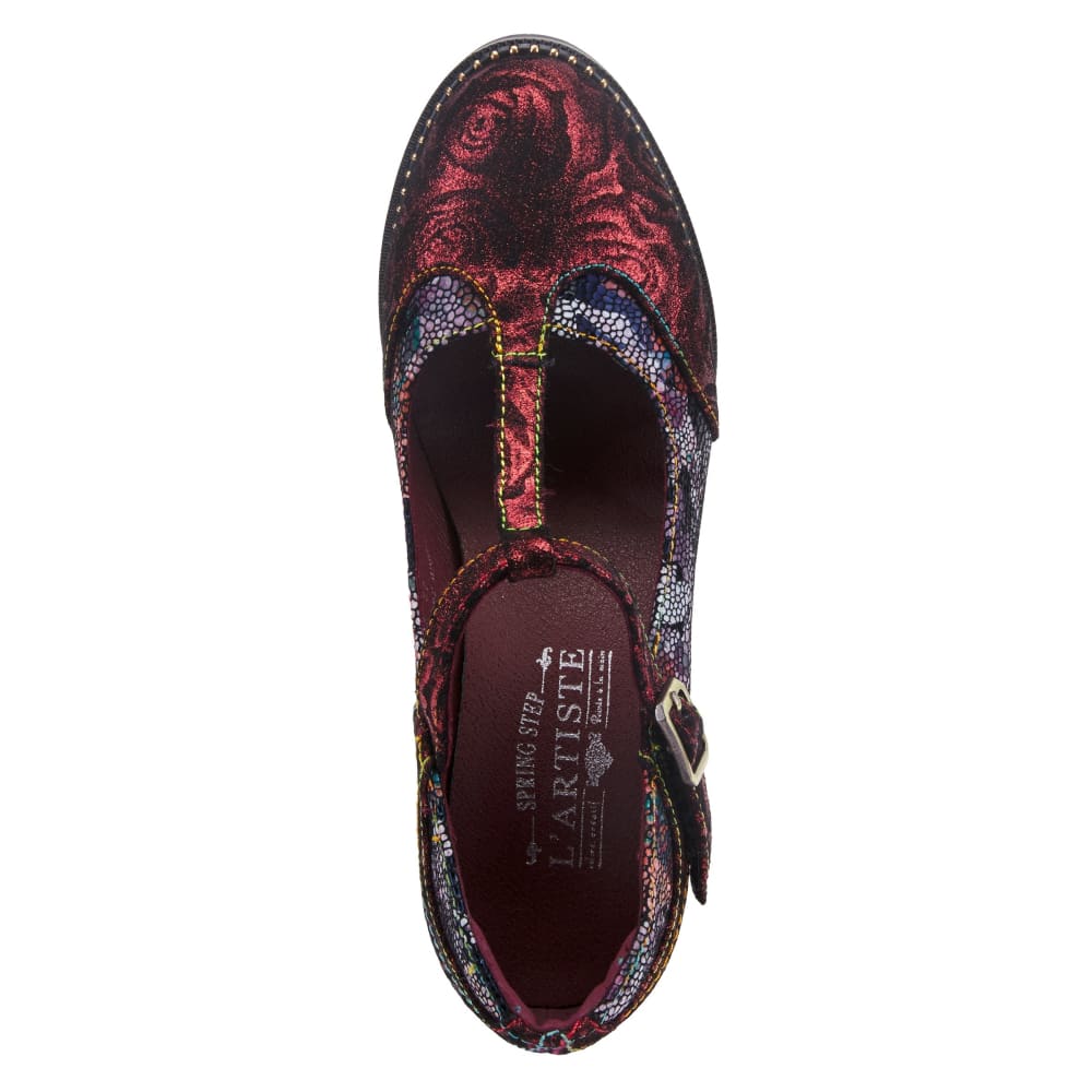 Spring Step Shoes L'Artiste Mazie Women's Floral T Bar Shoes
