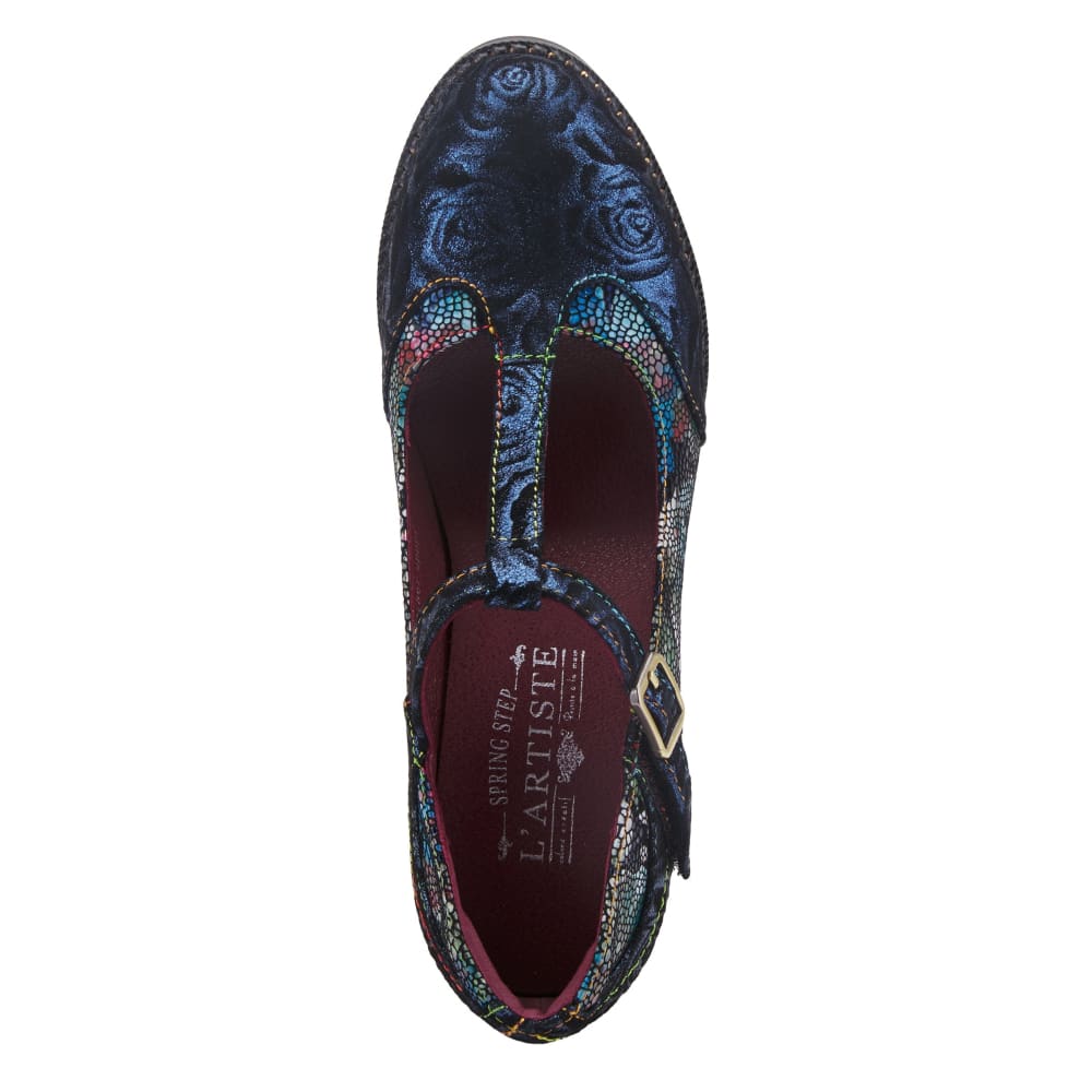 Spring Step Shoes L'Artiste Mazie Women's Floral T Bar Shoes