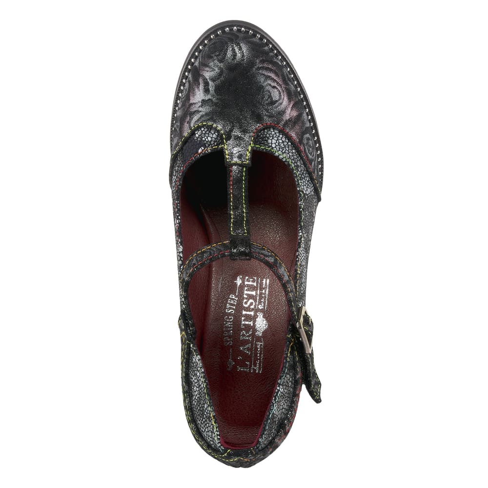 Spring Step Shoes L'Artiste Mazie Women's Floral T Bar Shoes