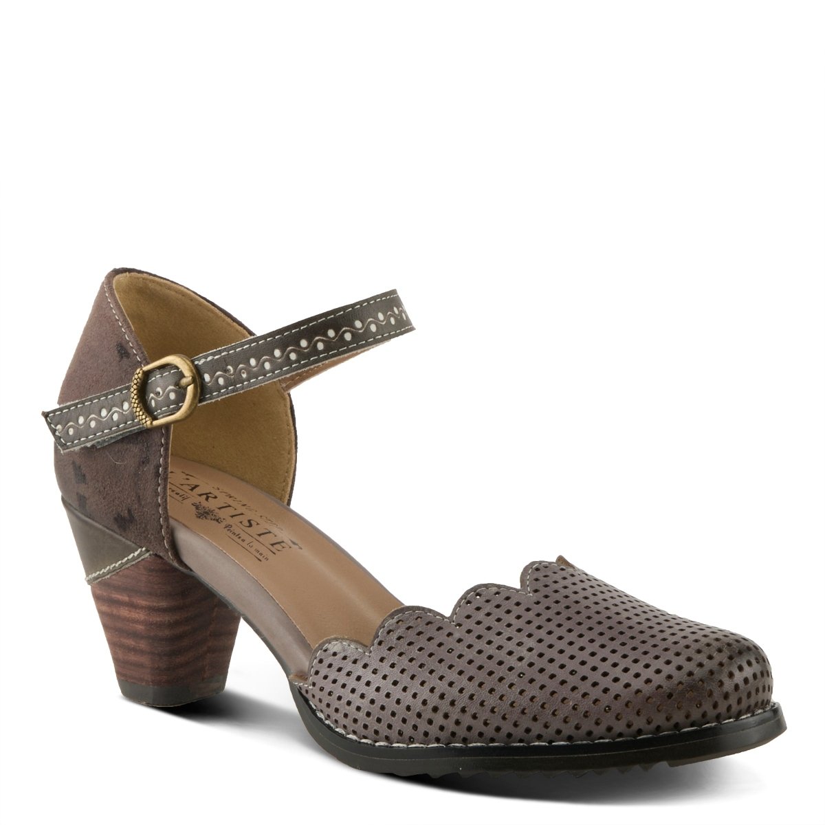 Spring Step Shoes L'Artiste Parchelle Women's Hand Painted Leather Shoes