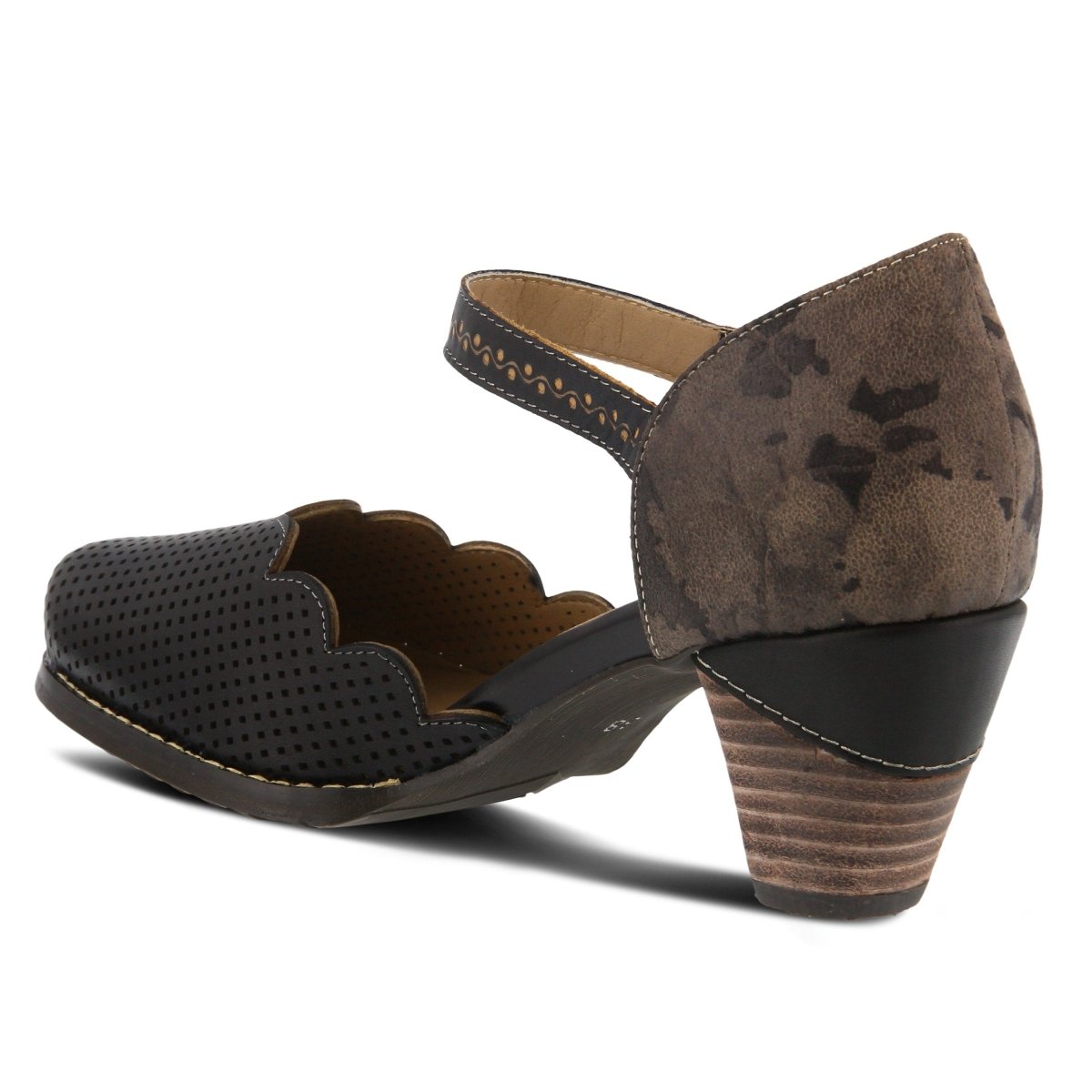 Spring Step Shoes L'Artiste Parchelle Women's Hand Painted Leather Shoes