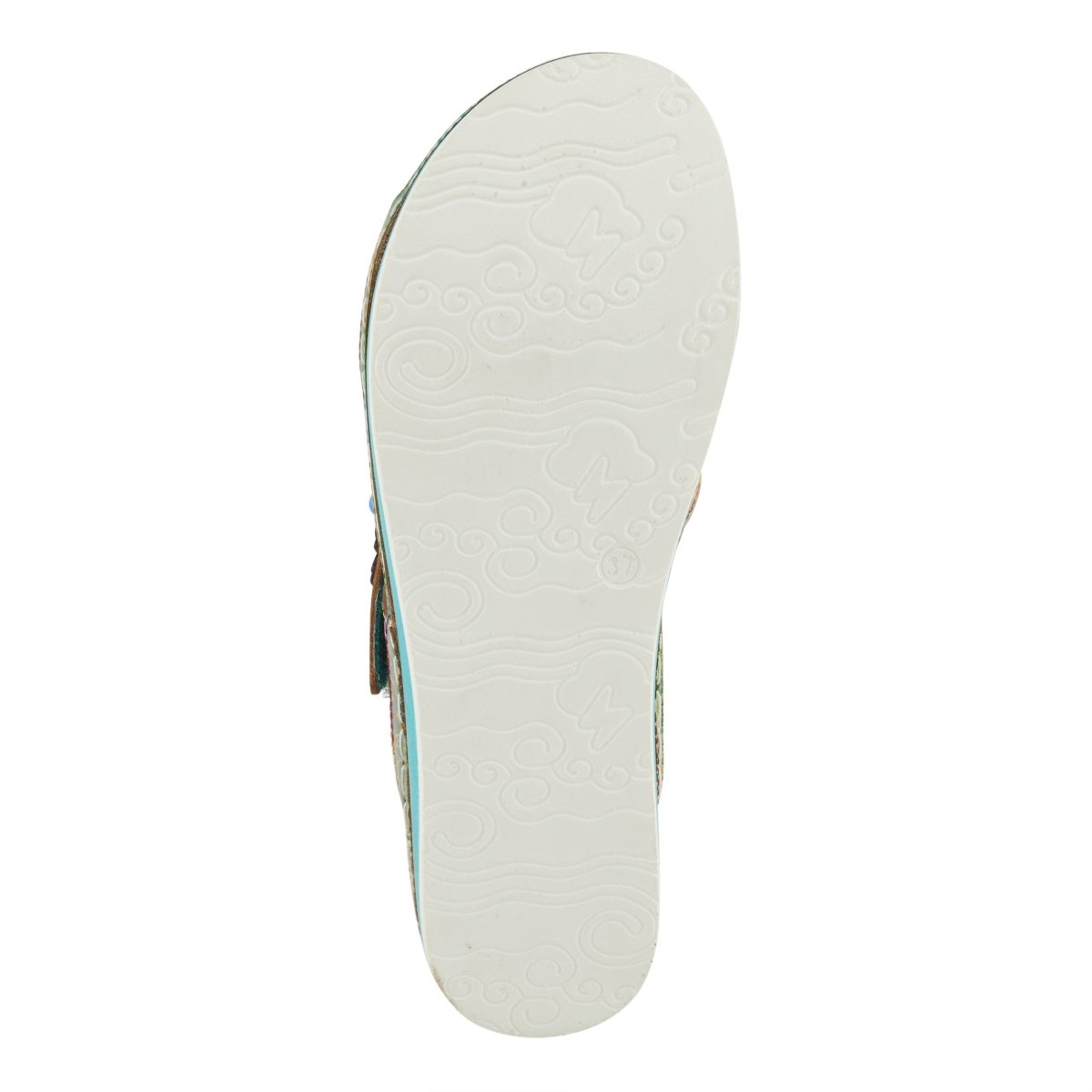 Spring Step Shoes L'Artiste Pillow Soft Sandals Women's Hand Painted Leather