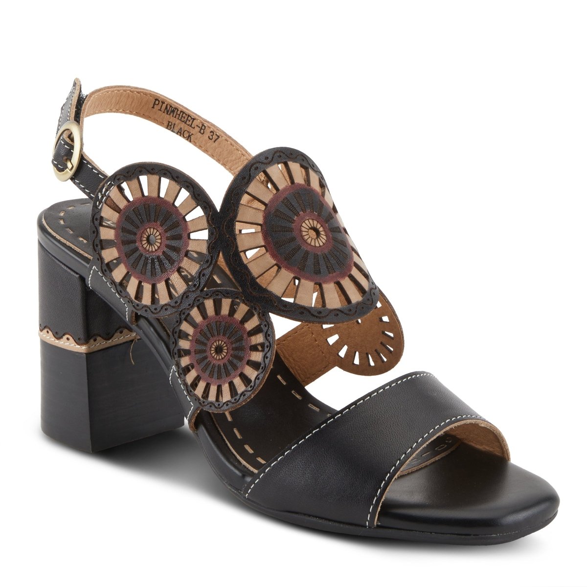 Spring Step Shoes L'Artiste Pinwheel Women’s Leather Sandals