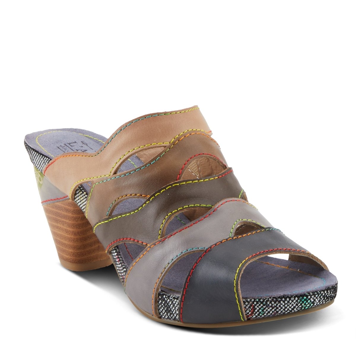Spring Step Shoes L'Artiste Pita Sandals Women's Hand Painted Leather