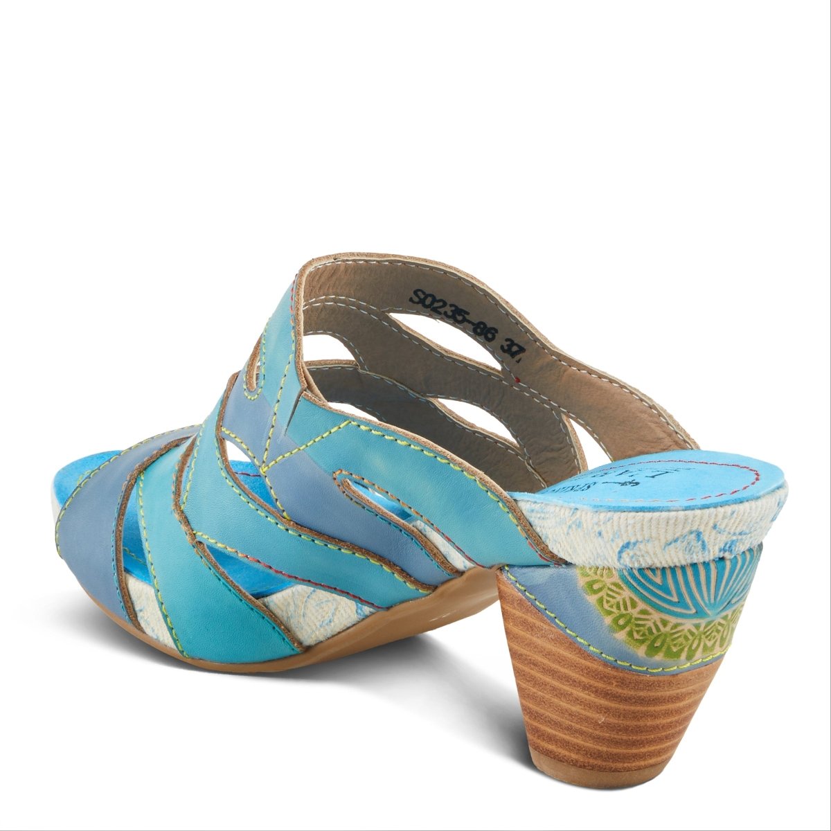 Spring Step Shoes L'Artiste Pita Sandals Women's Hand Painted Leather