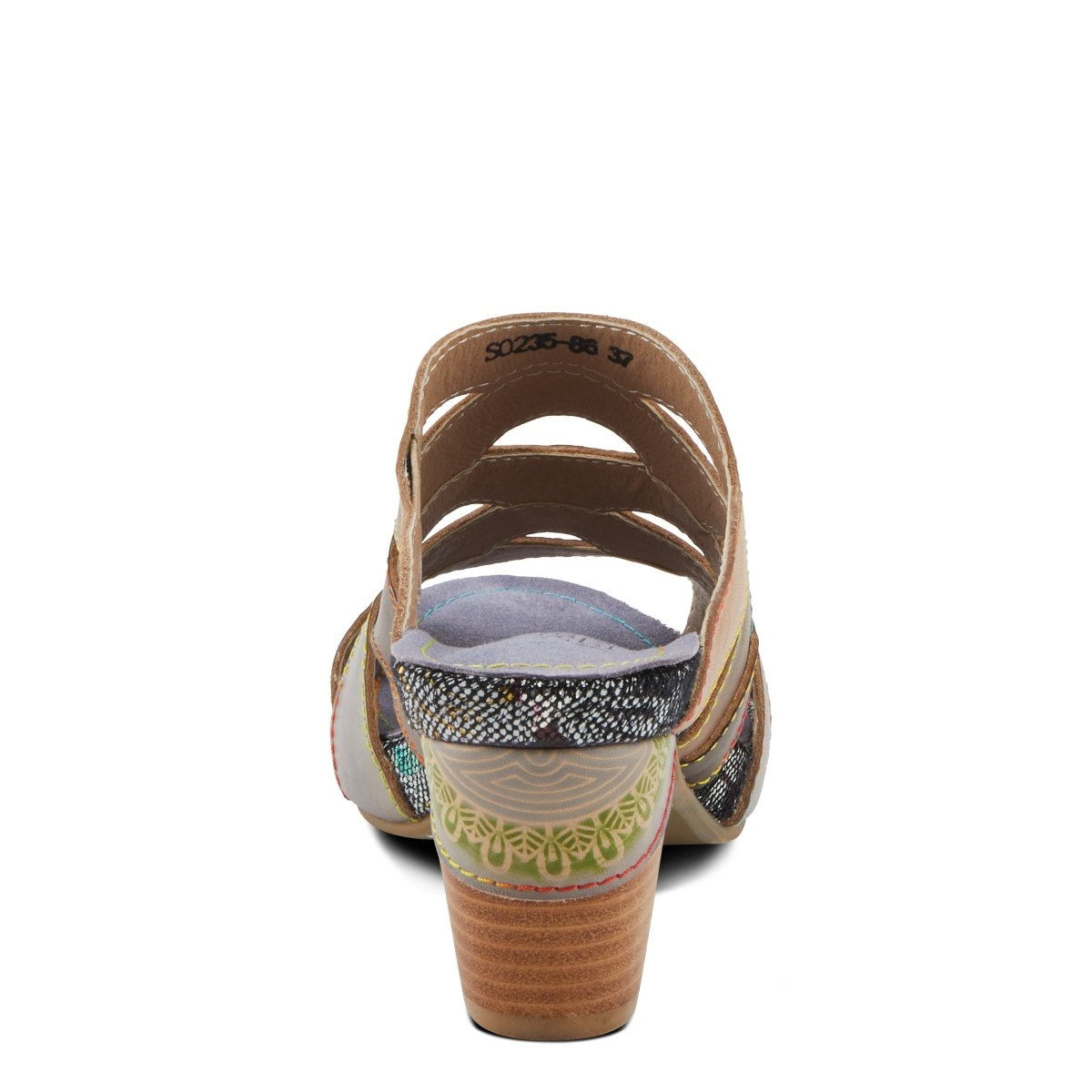 Spring Step Shoes L'Artiste Pita Sandals Women's Hand Painted Leather