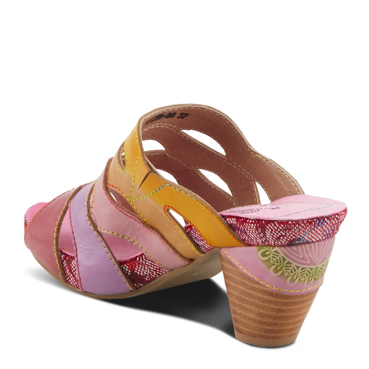 Spring Step Shoes L'Artiste Pita Sandals Women's Hand Painted Leather
