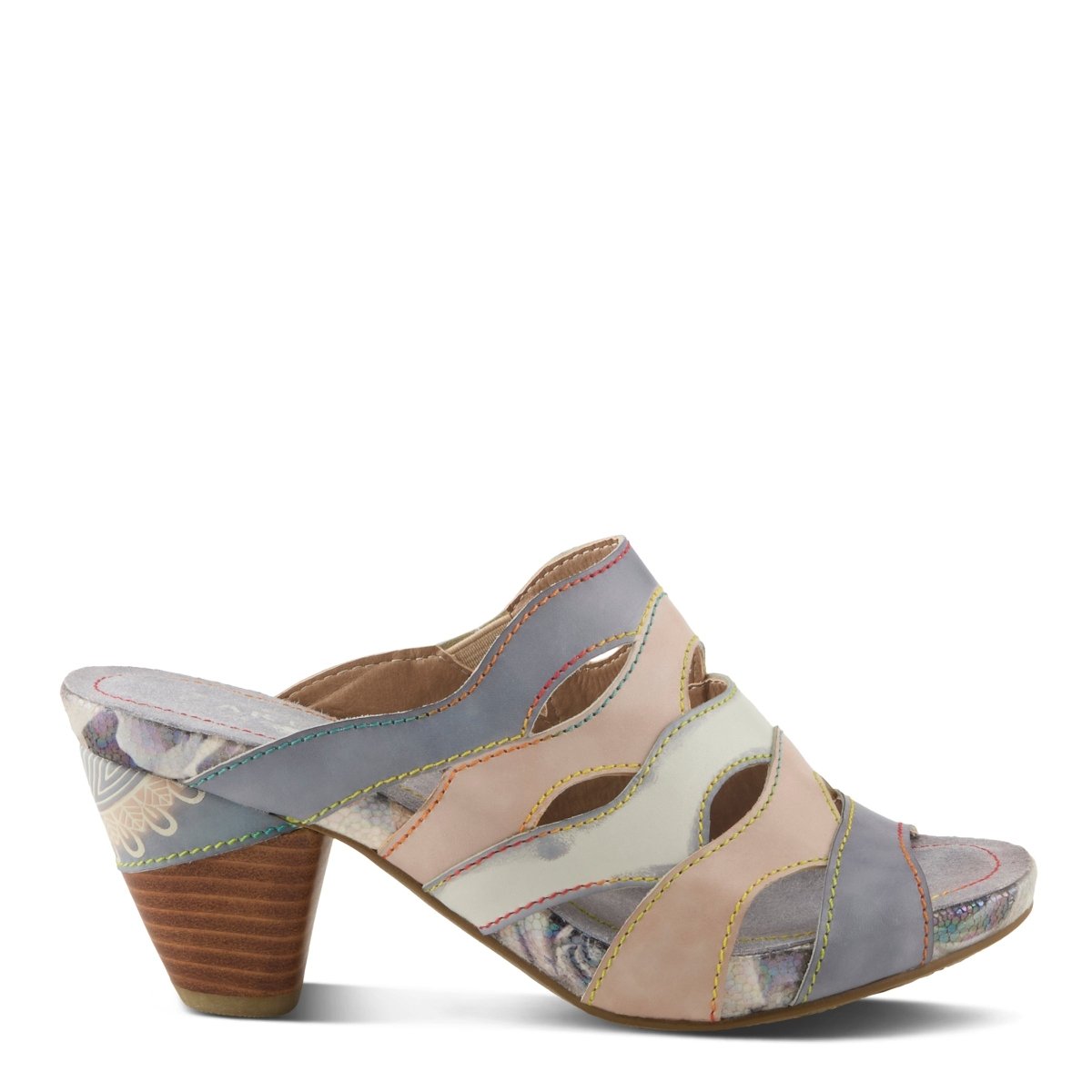 Spring Step Shoes L'Artiste Pita Sandals Women's Hand Painted Leather