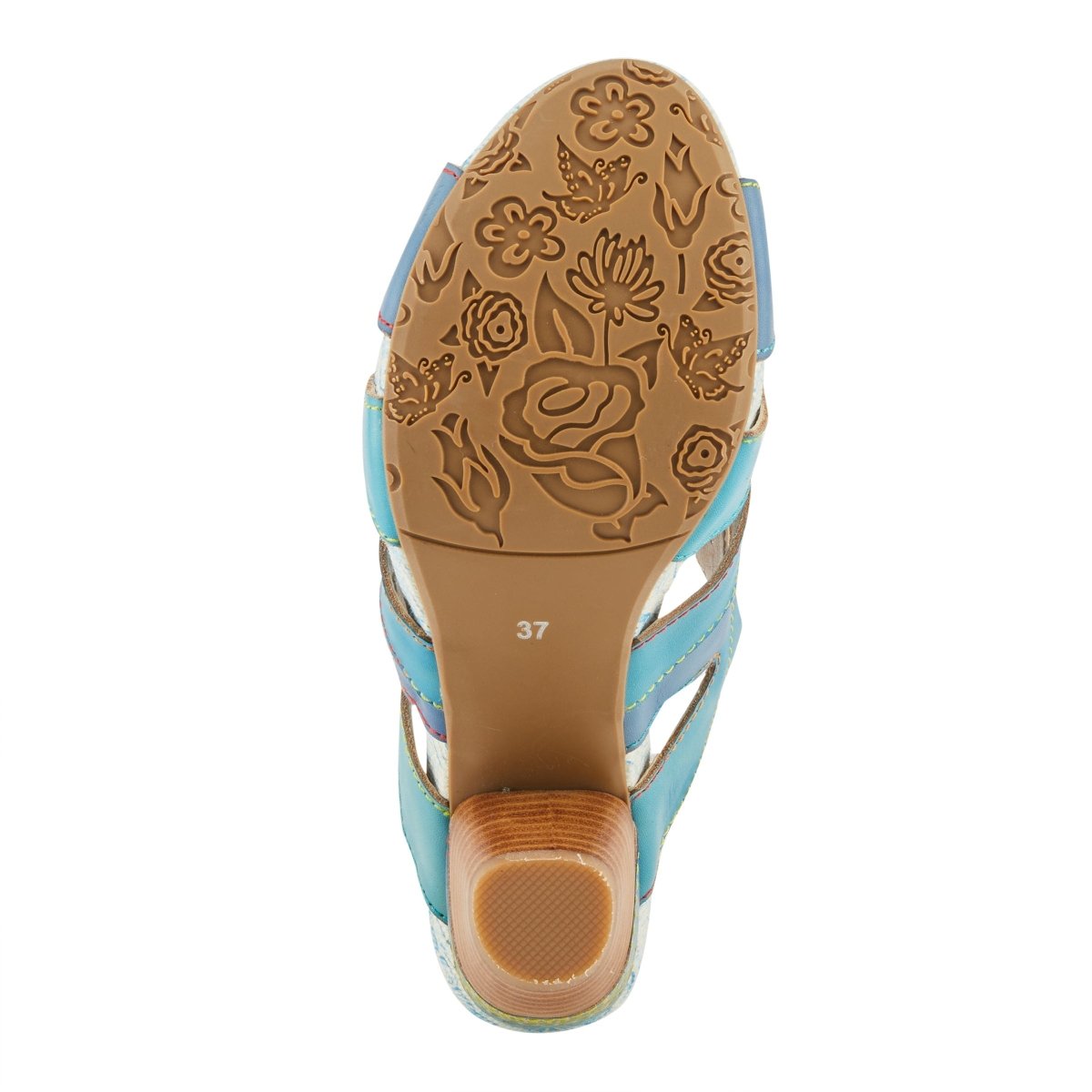 Spring Step Shoes L'Artiste Pita Sandals Women's Hand Painted Leather