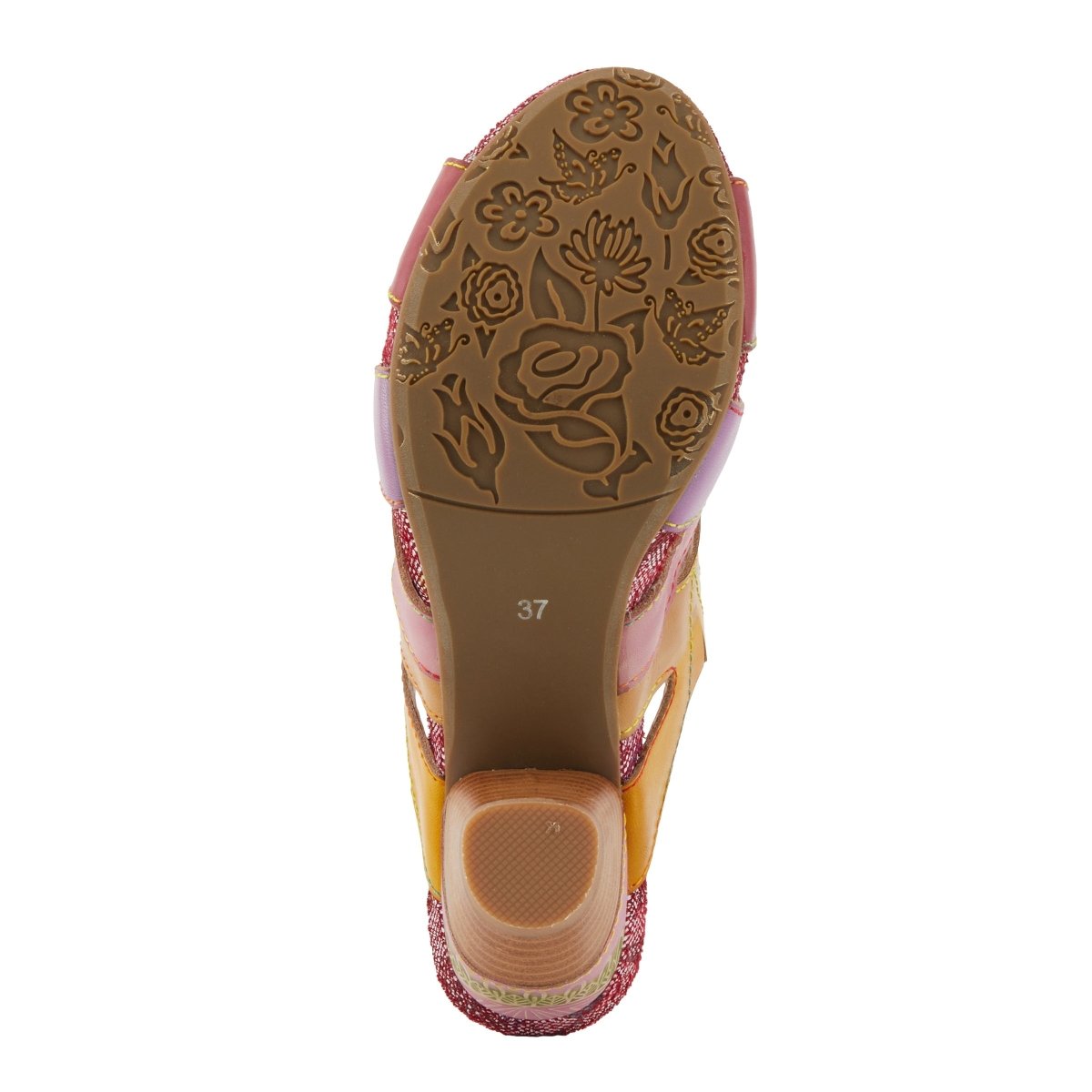 Spring Step Shoes L'Artiste Pita Sandals Women's Hand Painted Leather