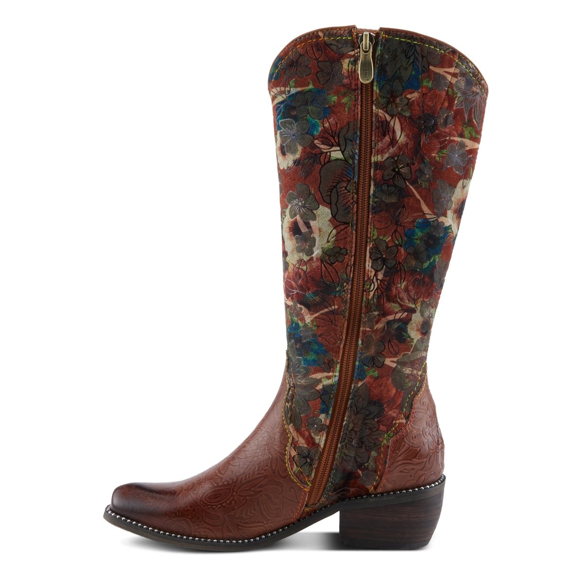Spring Step Shoes L'Artiste Rodeoqueen Viv Women's Western Flair Cowgirl Leather and Velvet Boots