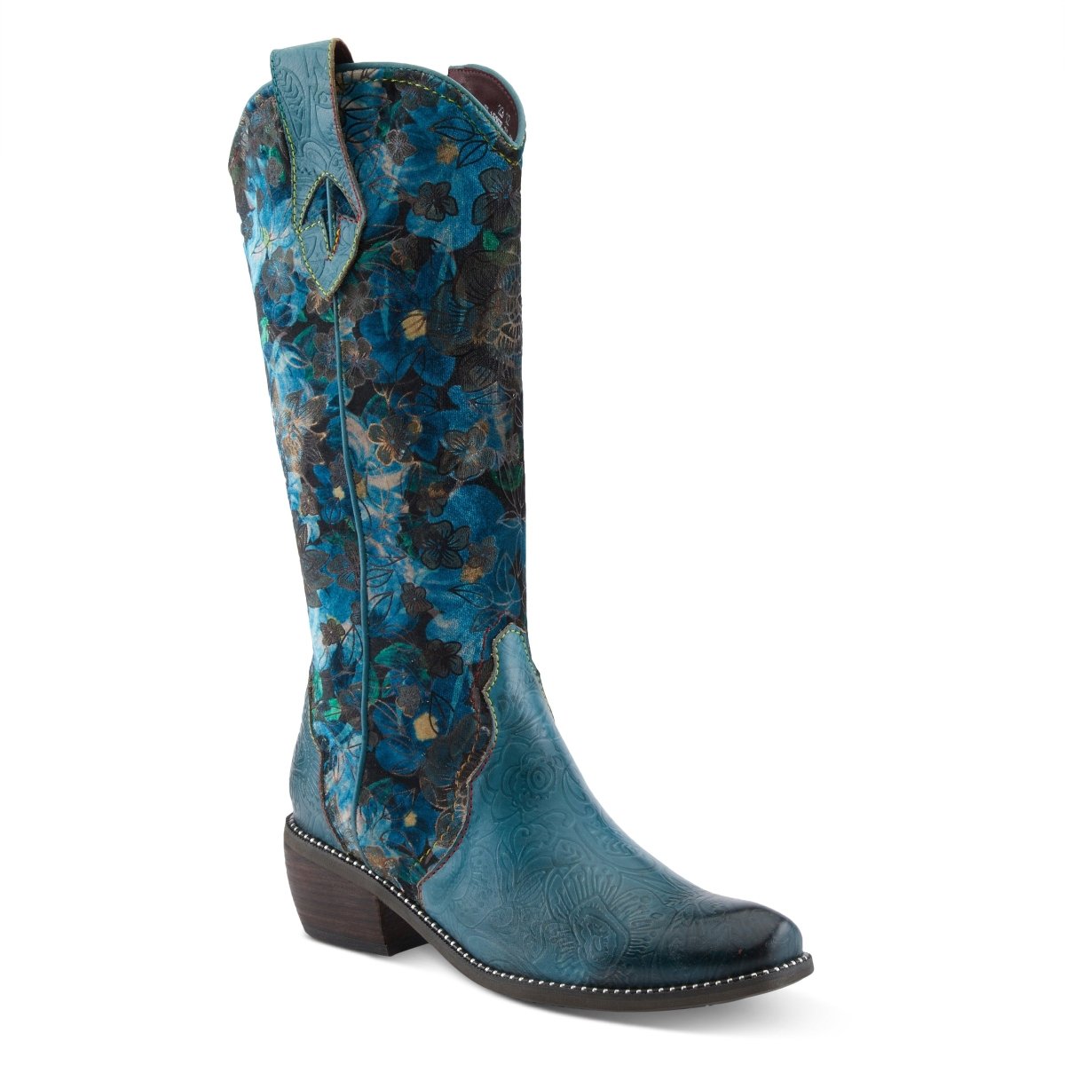 Spring Step Shoes L'Artiste Rodeoqueen Viv Women's Western Flair Cowgirl Leather and Velvet Boots
