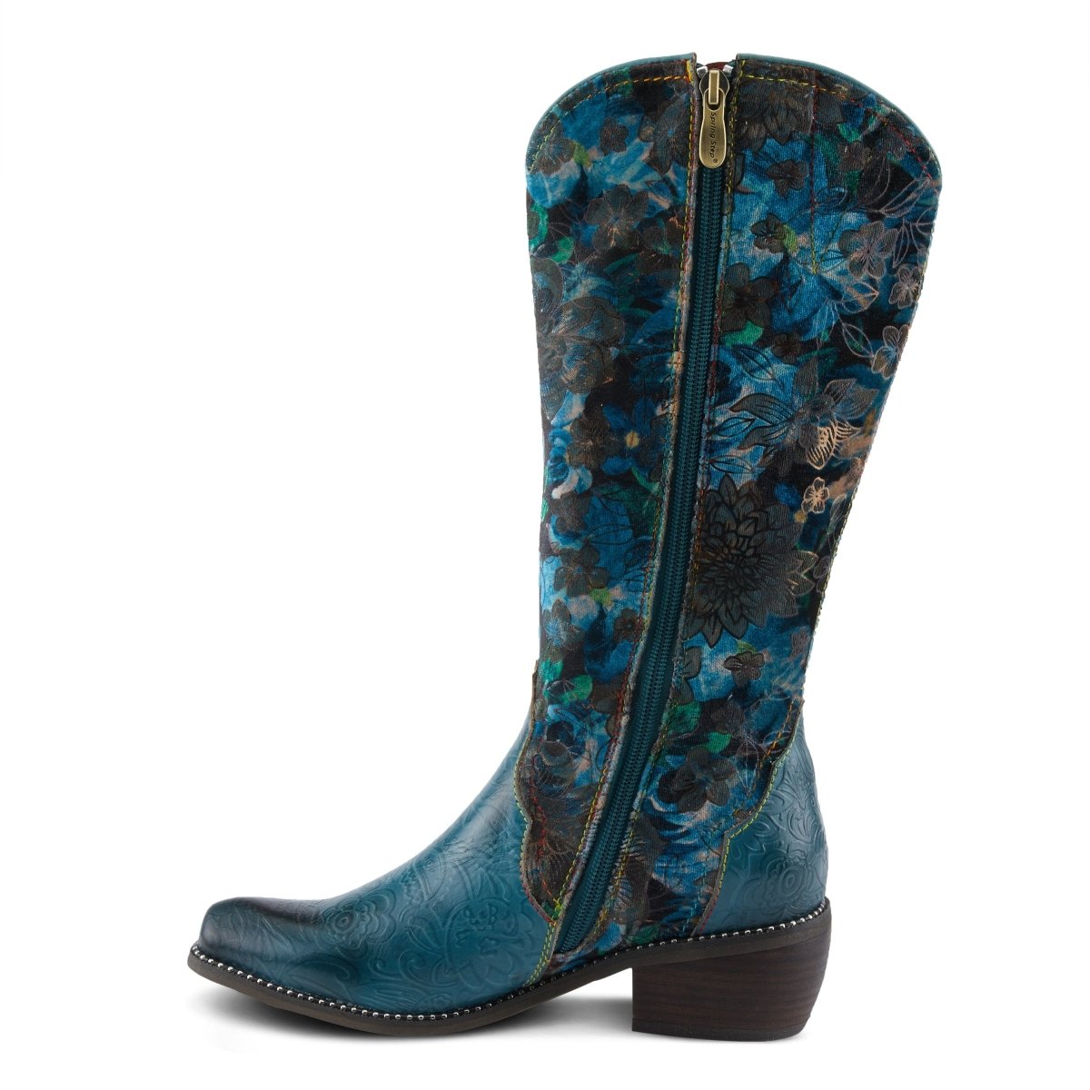 Spring Step Shoes L'Artiste Rodeoqueen Viv Women's Western Flair Cowgirl Leather and Velvet Boots